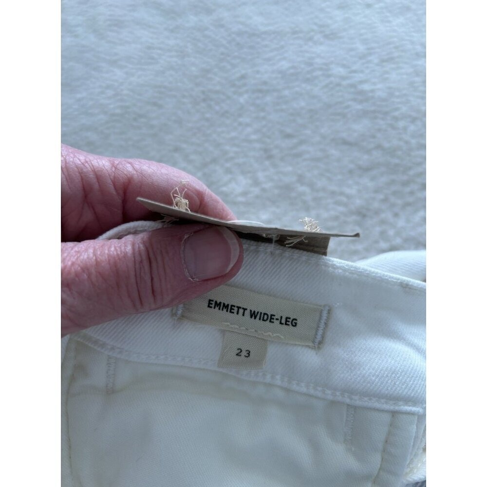 Madewell Emmett Wide-Leg Crop Jean High Rise Welt Pocket Vintage Canvas Size 23 - Picture 12 of 16